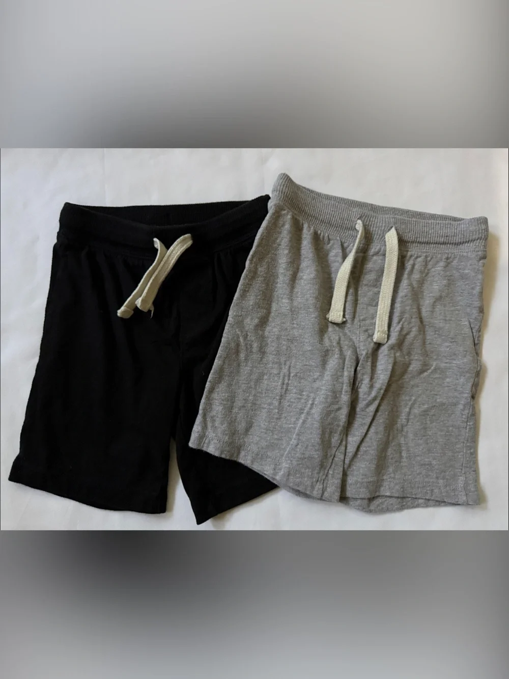 Old Navy Kids Drawstring Shorts - Black & Gray